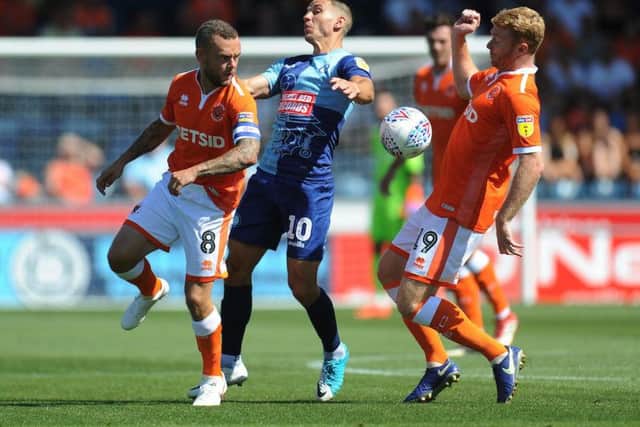Chris Taylor was one of eight new faces to start for Blackpool
