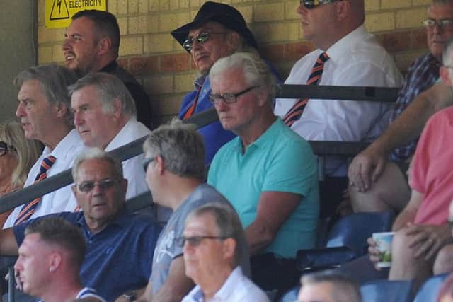 Owen Oyston was joined by Jonathan Disley in the directors' box