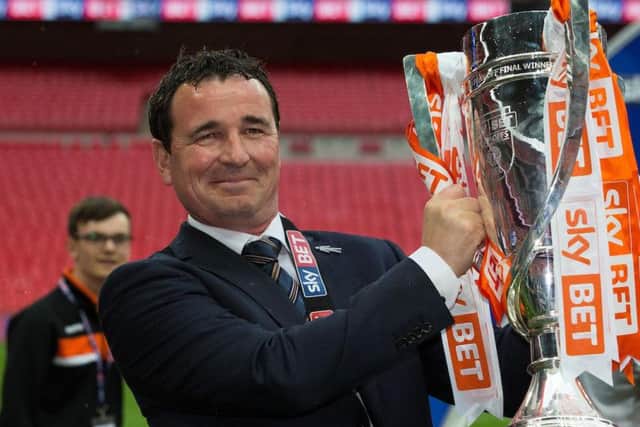 Bowyer guided Blackpool back to League One at the third attempt