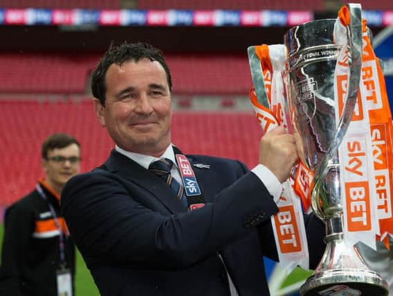 Bowyer guided Blackpool back to League One at the third attempt