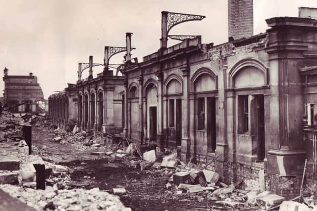 Demolition of Fleetwood Railway Station 1966-69 / historical