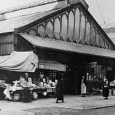 St John's Market, Corporation Street, Blackpool, picture thought to be from the 1920s