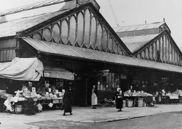 St John's Market, Corporation Street, Blackpool, picture thought to be from the 1920s