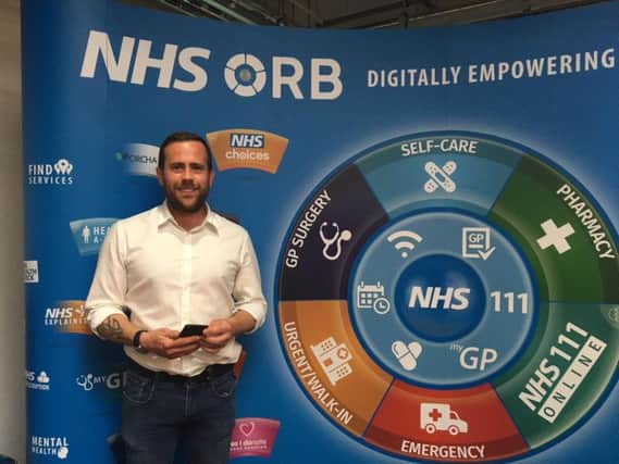 Ross Cooper has developed the new NHS Orb