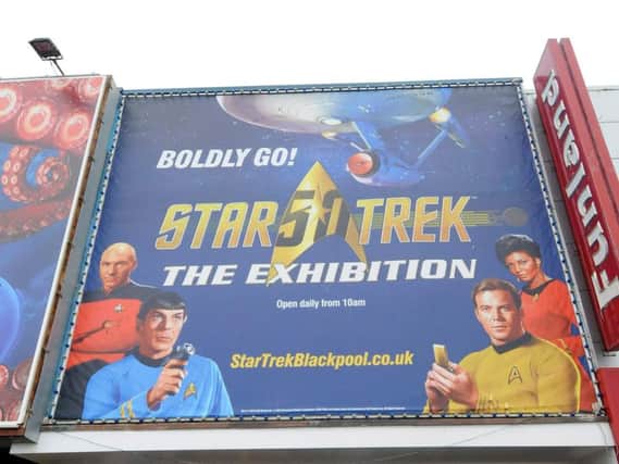 The Star Trek exhibition on Blackpool Promenade