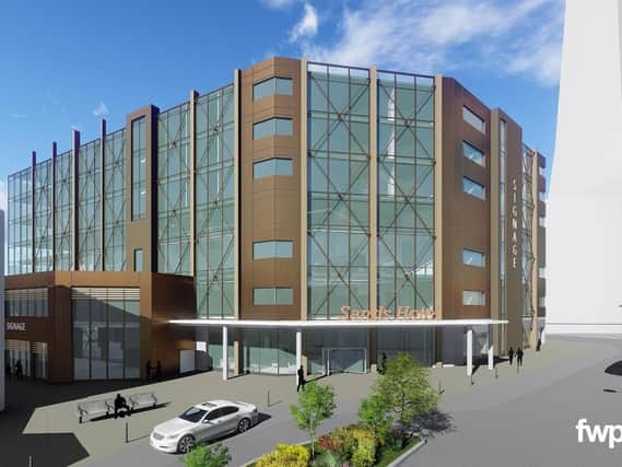 Artists impression of the Sands hotel which will house the new museum