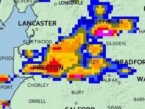 10am - The rain is expected to move eastwards PIC: Met Office