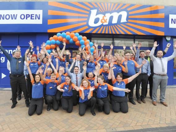 Opening of the new B&M store in the former BHS on Church Street