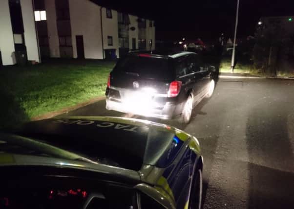 Police catch up with a stolen car in Fleetwood