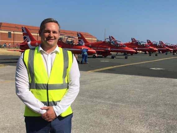 Stephen Smith, the new manager of Blackpool Airport