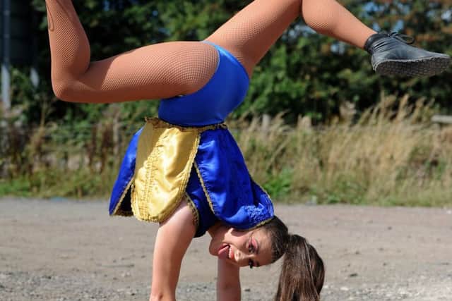 Suzy Snee has become an acrobat at Circus Mondao
