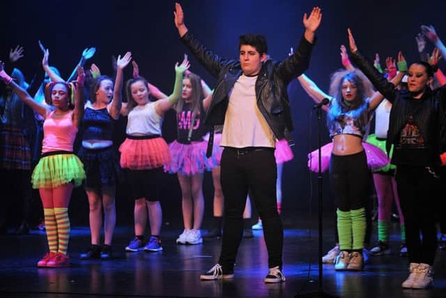 First night of Schools Alive at the Grand Theatre in Blackpool. Unity Academy on stage.