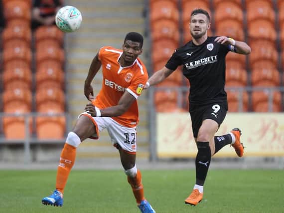 Michael Nottingham netted his first Football League goal