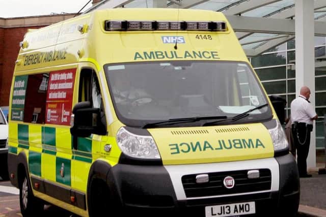 The couple's local ambulance service said it did not sell the vehicles and returned them when the lease is up.