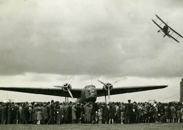 Thousands of sightseers at the Empire Air Display at Stanley Park Airport in May 1938