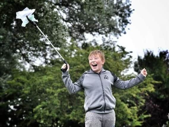 13-year-old  Elliot Melrose has been litter picking after raising funds from his car wash.