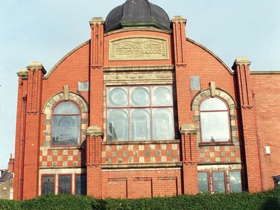 The synagogue in Leamington Road which is to be auctioned next month. It was up for sale last year and auctioned in 2012.