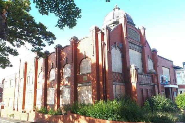 The synagogue in Leamington Road which is to be auctioned next month.