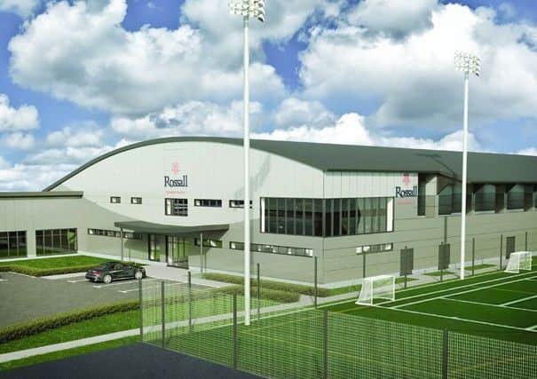Artist's impression of the new Â£4m sports centre at Rossall School