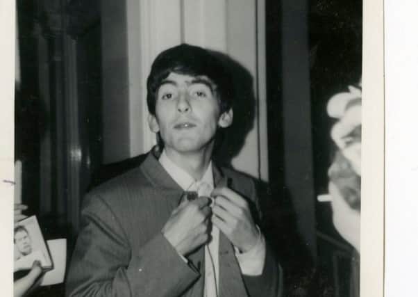 George Harrison, of The Beatles in Blackpool, ABC Theatre, August 25, 1963

Pic: Tracks Ltd