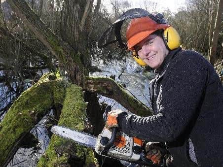 Anne Heathcote, project officer for Fresh Water Habitats Trust.