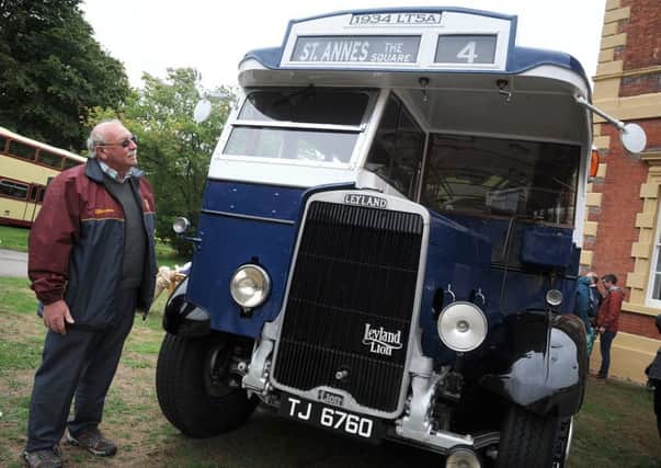 St Annes deputy town mayor Tony Ford examines a 1934 Leyland brought home from Canada and restored