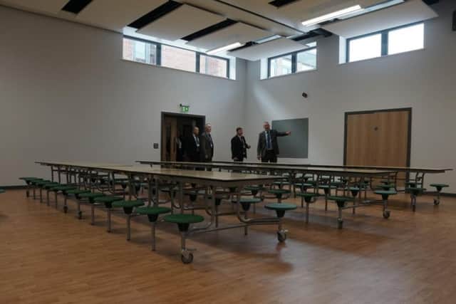 Senior staff from Armfield Academy were given a tour of the new building, set to welcome its first pupils just days later, on the morning of Tuesday, August 28, 2018