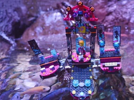The Britney concert, made from LEGO, and staged at Blackpool's Sea Life centre