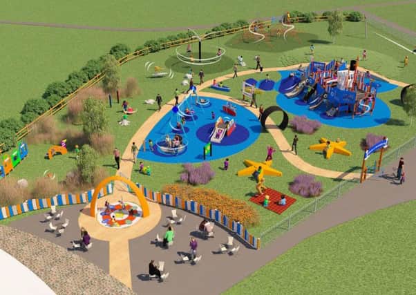 The design for Anchorsholme play area