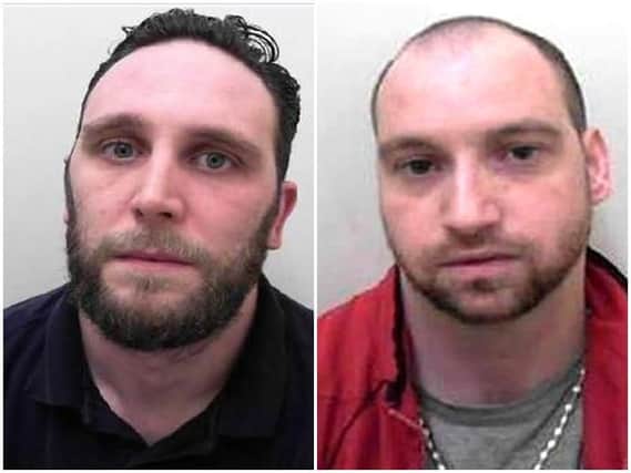 Stuart O'Neill, 29, and John-Paul Knowlson, 30, both convicted rapists have absconded from an open prison.  Photo credit: Avon and Somerset Police/PA Wire