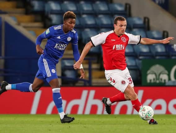 James Wallace makes his Fleetwood Town debut at Leicester
