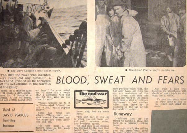 The Gazette and the Fleetwood Chronicle covered the Cod Wars