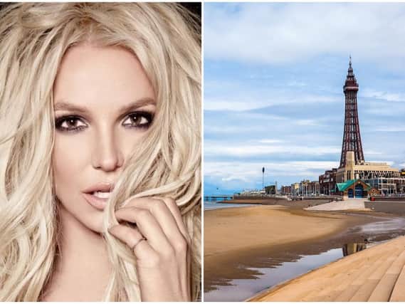 Pop star Britney Spears will perform in Blackpool tomorrow