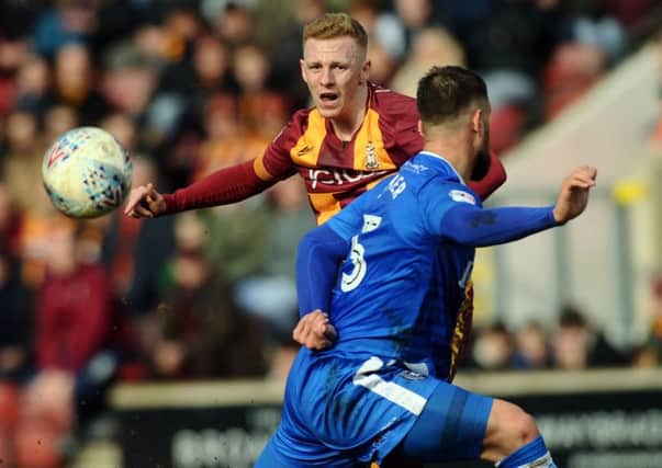 Callum Guy has joined Blackpool from Derby County after loans with Bradford City and Port Vale