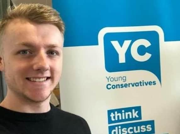 Lucas Foy is the chairman of the new Blackpool North and Cleveleys Young Conservatives group