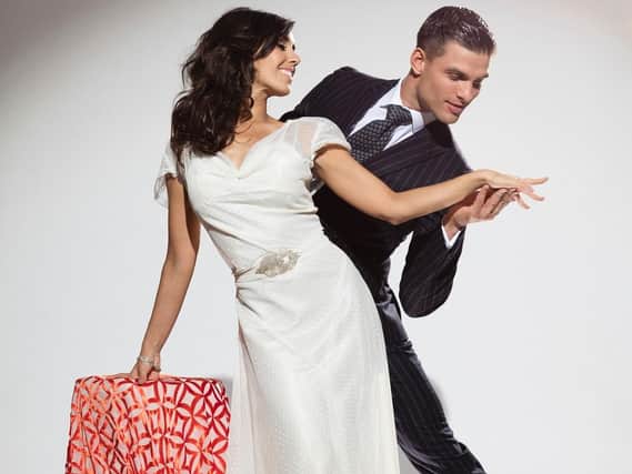 Janette and Aljaz from Strictly
