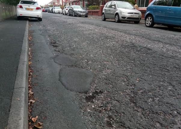 Albert Road, St Annes urgently needs resurfacing