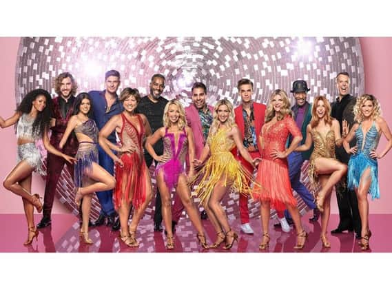Pictured left to right back row are Seann Walsh, Lee Ryan, Charles Venn, Dr Ranj Singh, Joe Sugg, Danny John-Jules, Graeme Swann, (left to right front row) Vick Hope, Lauren Steadman, Kate Silverton, Katie Piper, Faye Tozer, Susannah Constantine, Stacey Dooley, Ashley Roberts.