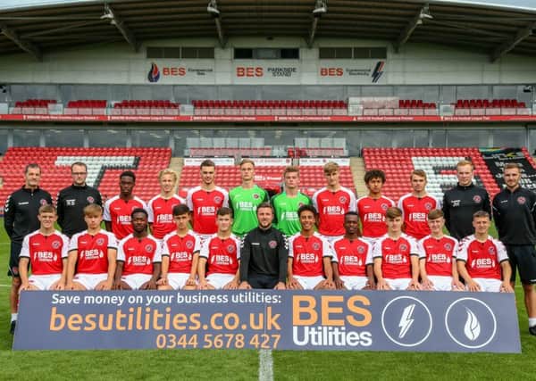 Fleetwood Town's U18 squad for the 2018/19 term