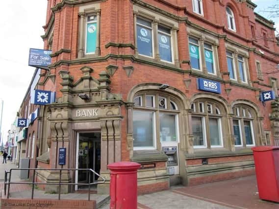 The RBS branch in Fleetwood is one of four more set to close