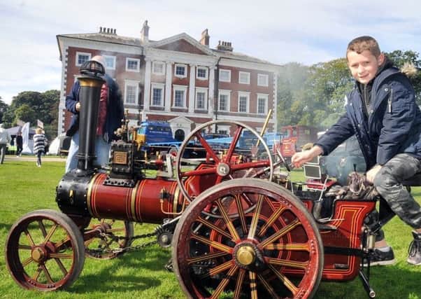 Eight-year-old Christopher Wylie has a ride at last year's Lytham Rotary Steam Rally at Lytham Hall