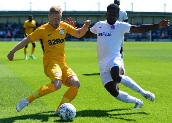 Zaine Francis-Angol will miss AFC Fylde's match this afternoon