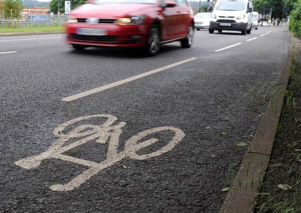 CYCLE PATH ALONG BLACKPOOL PROMENADE / INCLUDING A NO CYLING SIGN !!!! / VIEW