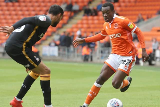 Marc Bola was in impressive form at left back