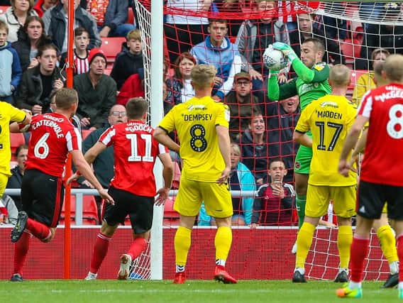 Action from Fleetwood Town's game at Sunderland
