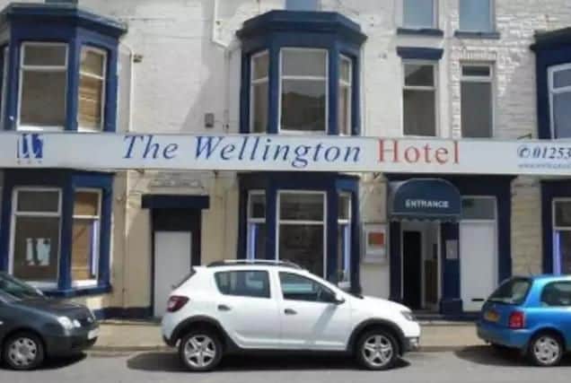 The Wellington Hotel where the baby died