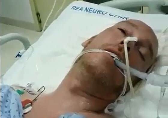 Charles McLaughlin, 38, in hospital in Phnom Penh after suffering a stroke while travelling