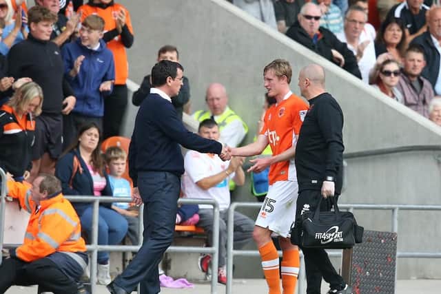 Sean Longstaff with Gary Bowyer last season