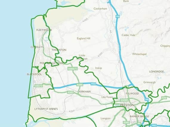 How the new political map of the Fylde coast could look if MPs vote in favour