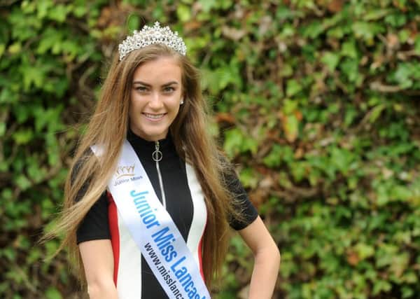 15-year-old Phoebe Hickling is the current Junior Miss Lancashire and recently came 3rd in Britain's Miss Junior